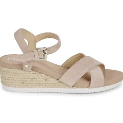 Discount Geox - D ISCHIA CORDA Beige