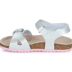 Geox - J ADRIEL GIRL C Argenté Discount