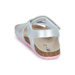 Geox - J ADRIEL GIRL C Argenté Discount