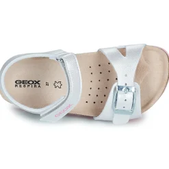 Geox - J ADRIEL GIRL C Argenté Discount