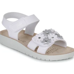 Hot Geox - J SANDAL COSTAREI GI Blanc