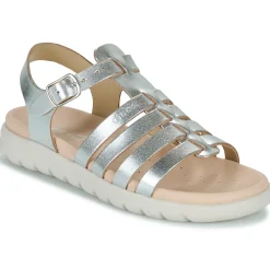 Hot Geox - J SANDAL SOLEIMA GIR Argenté