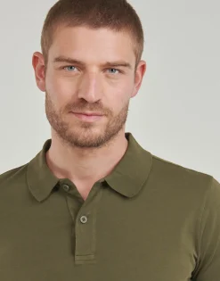 Geox - M POLO JERSEY Kaki Outlet