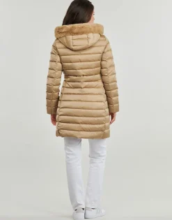 Sale Geox - W BETTANIE LONG JKT Beige