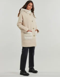Clearance Geox - W CALITHE LONG COAT Beige