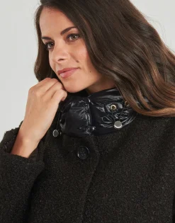 New Geox - W CALITHE LONG COAT Noir