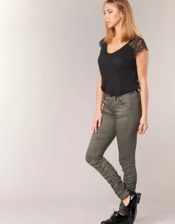 Outlet G-Star Raw - 5620 STAQ 3D MID SKINNY COJ WMN Kaki