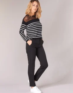 New G-Star Raw - BRONSON HIGH SKINNY PIPING CHINO Noir