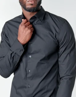 Discount G-Star Raw - DRESSED SUPER SLIM SHIRT LS Noir