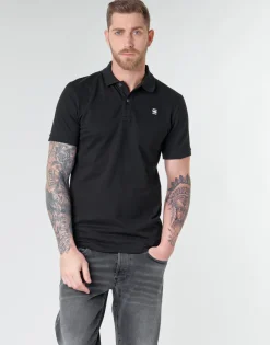 Sale G-Star Raw - DUNDA SLIM POLO SS Noir
