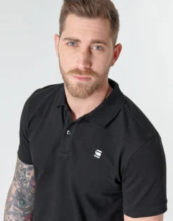 Sale G-Star Raw - DUNDA SLIM POLO SS Noir
