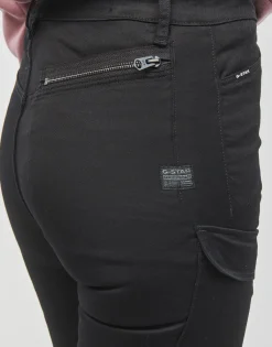 Sale G-Star Raw - KAFEY CARGO ULTRA HIGH SKINNY dkblack