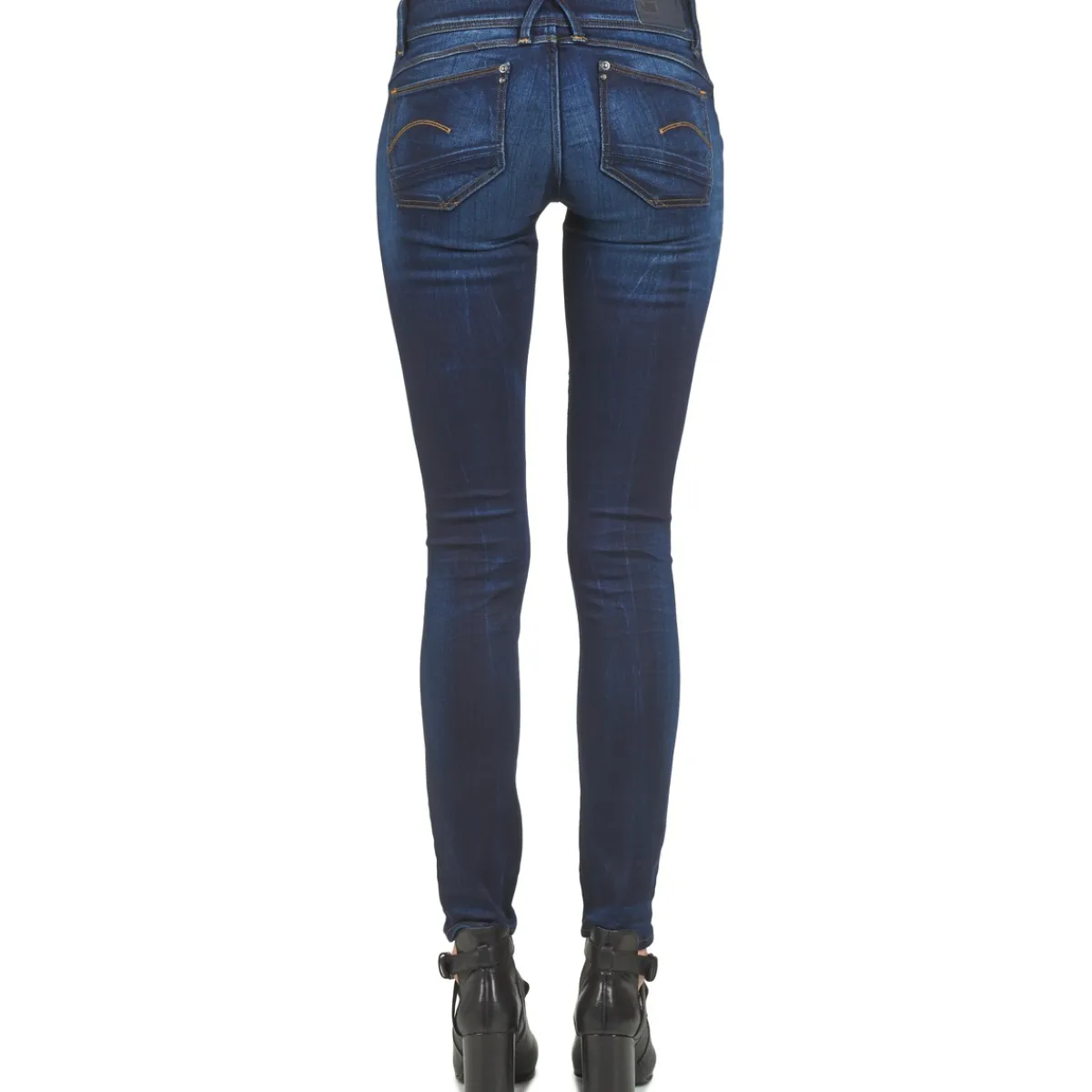 New G-Star Raw - LYNN MID SKINNY Bleu