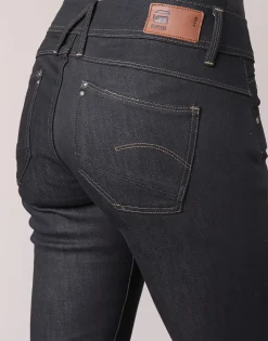 G-Star Raw - LYNN MID SKINNY BleuDarkAged New