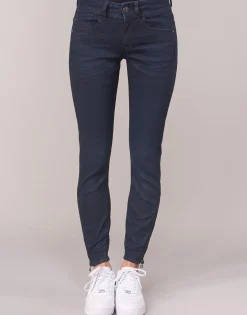 Sale G-Star Raw - LYNN ZIP MID SKINNY ANKLE BleuDarkAgedCobler