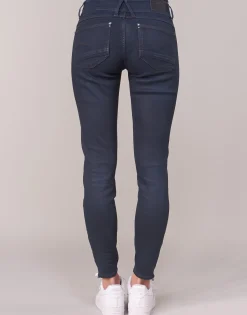 Sale G-Star Raw - LYNN ZIP MID SKINNY ANKLE BleuDarkAgedCobler