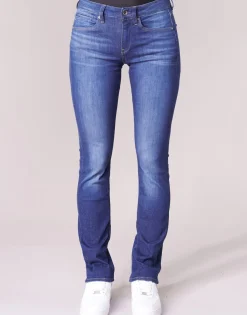 Outlet G-Star Raw - MIDGE SADDLE MID STRAIGHT BleuMediumAged