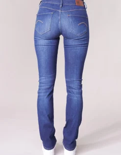 Outlet G-Star Raw - MIDGE SADDLE MID STRAIGHT BleuMediumAged