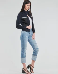 Clearance G-Star Raw - NOXER HIGH STRAIGHT WMN Bleu