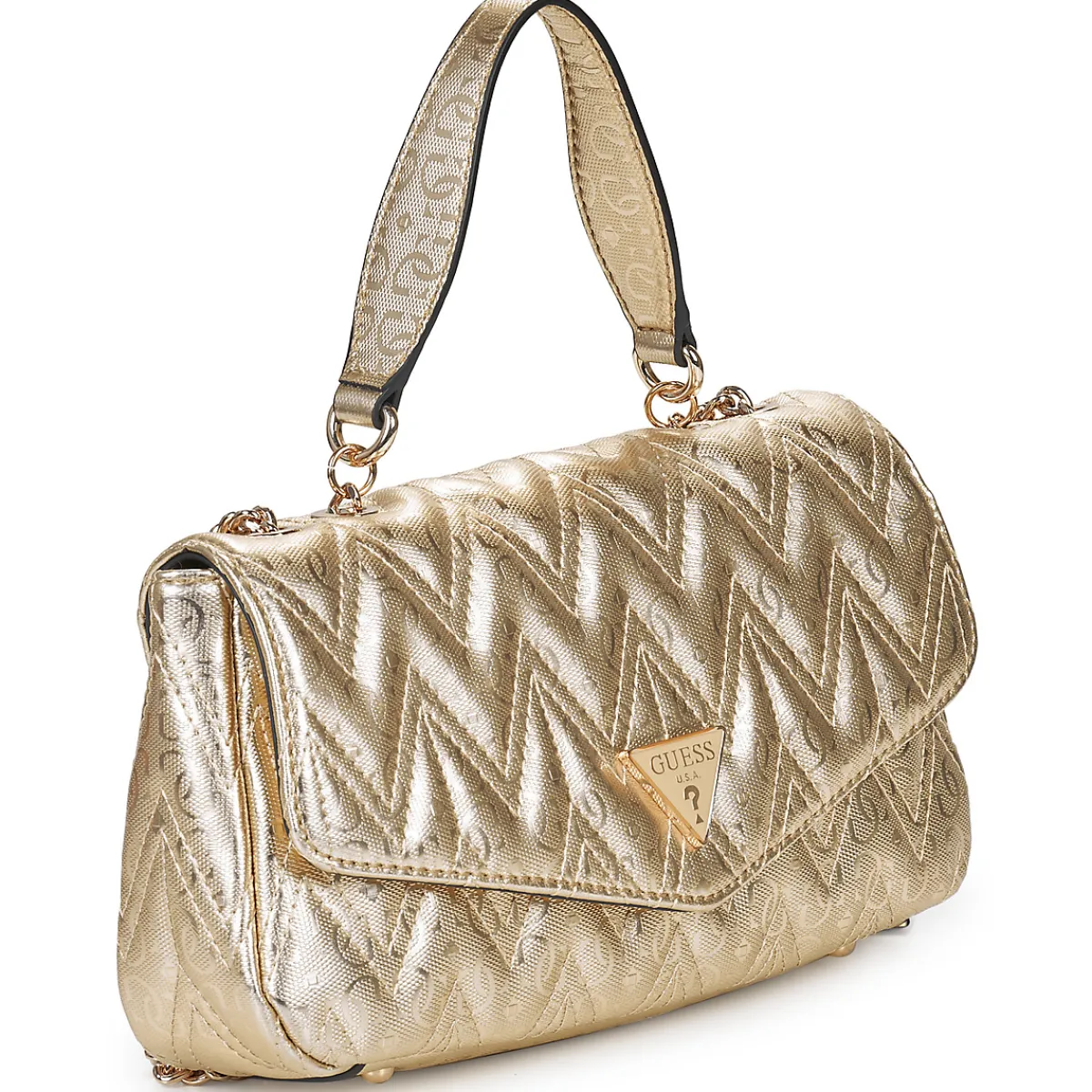 Guess - ADELARD CONVERTIBLE XBODY FLAP Doré Hot