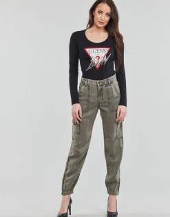 Guess - BOWIE CARGO CHINO Grisfoncé Best