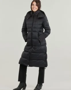 Guess - CAROLYN LONG REAL DOWN JKT Noir Hot
