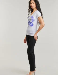 Best Guess - CN FLOWER TRIANGLE Blanc