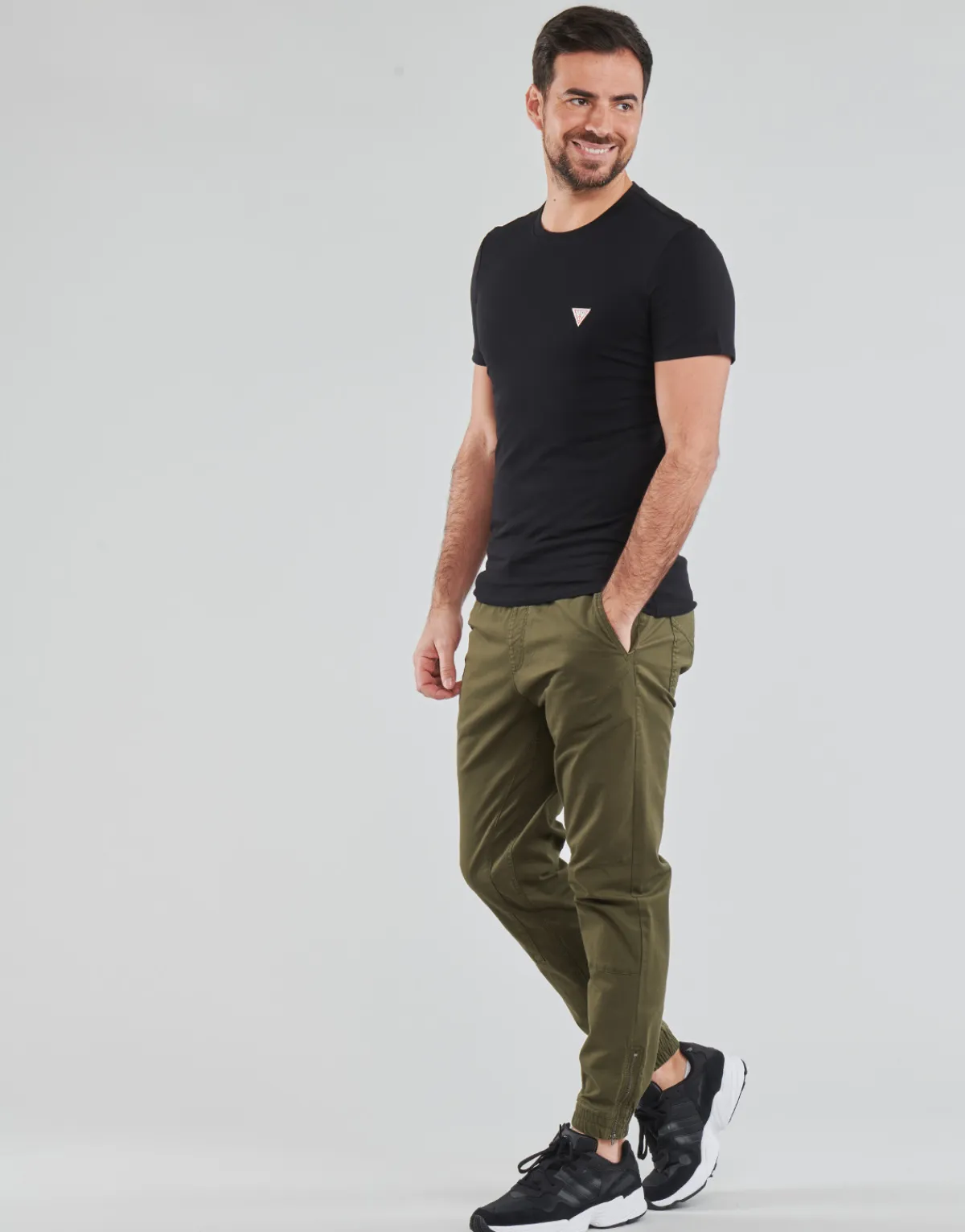 Guess - CN SS CORE TEE Noir Discount