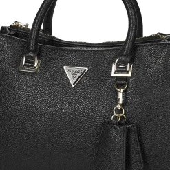 Guess - CRESIDA SOCIETY SATCHEL Noir Outlet