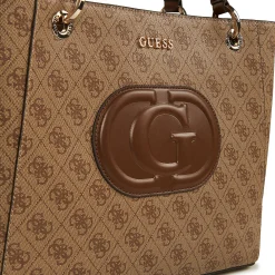 Hot Guess - ECO MIETTA NOEL TOTE Marron