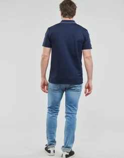 Guess - ES SS PAUL PIQUE TAPE POLO Marine New