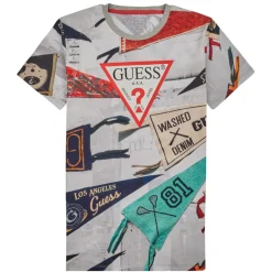 Guess - FLAG PRINT Multicolore New
