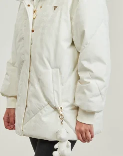Guess - 4G LOGO PUFFER JACKET Blanc