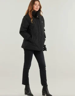 Guess - 4G LOGO PUFFER JACKET Noir