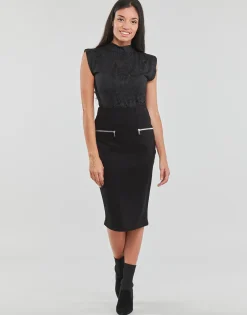 Guess - GINETTE SKIRT Noir Discount