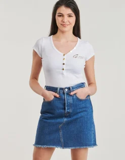 Guess - HENLEY OLYMPIA Blanc Clearance