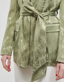 Guess - HOLLY BELTED BLAZER Kaki Sale