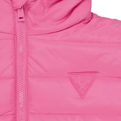 Guess - HOODED LS PADDED PUFFER W ZIP Rose Best