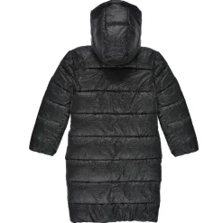 Clearance Guess - HOODED PADDED LS JACKET W/ZIP Noir
