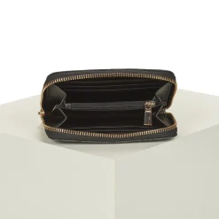 Clearance Guess - LAUREL SLG MEDIUM ZIP AROUND Noir