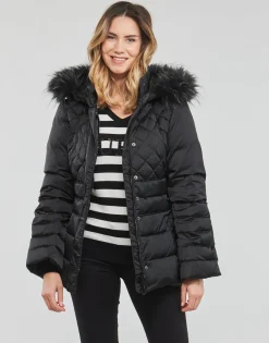 Discount Guess - LAURIE DOWN JACKET Noir