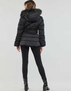 Discount Guess - LAURIE DOWN JACKET Noir