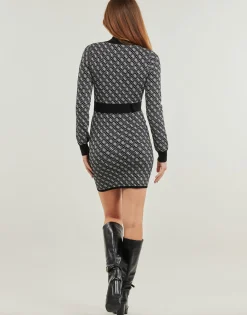 Guess - LISE 4G LS BELTED DRESS SWTR Noir Best