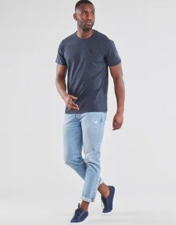 Guess - LOGO ORGANIC BASIC CN SS TEE Marine