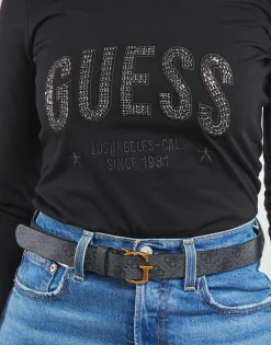 New Guess - LS CN MIRELA TEE Noir