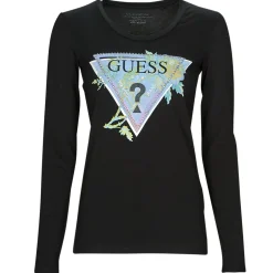 Hot Guess - LS RN ALVA TEE Noir