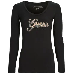 Guess - LS SN SCRIPT TEE Noir Online