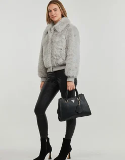 Hot Guess - LS SOAVE BOMBER JACKET Gris