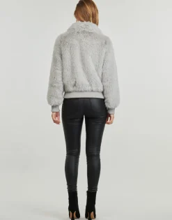 Hot Guess - LS SOAVE BOMBER JACKET Gris