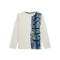 Outlet Guess - LS T SHIRT Blanc